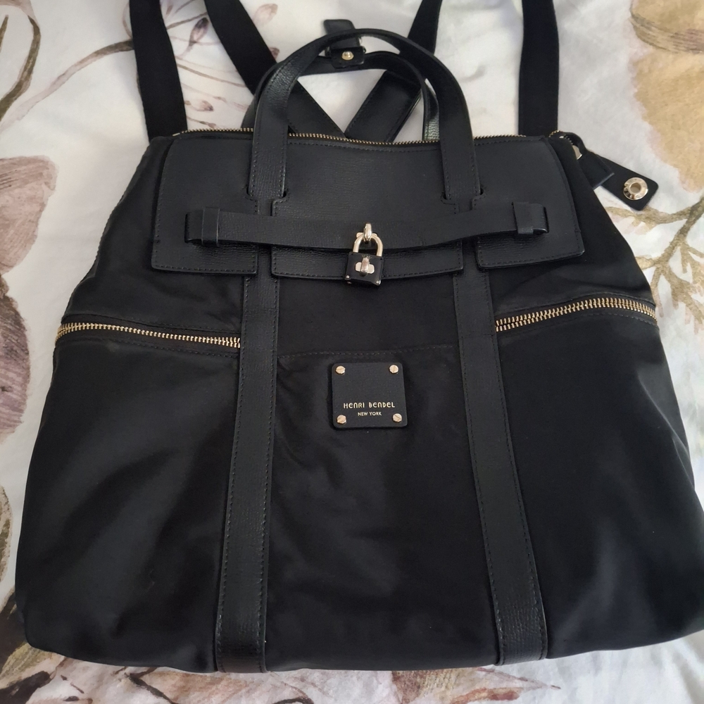 Henri Bendel Jetsetter Large Bag with Rich Purple Lining